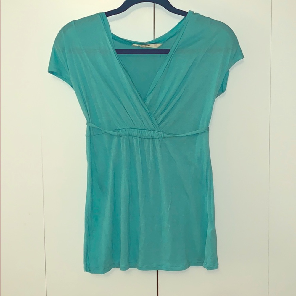 OLD NAVY empire tie waist shirt